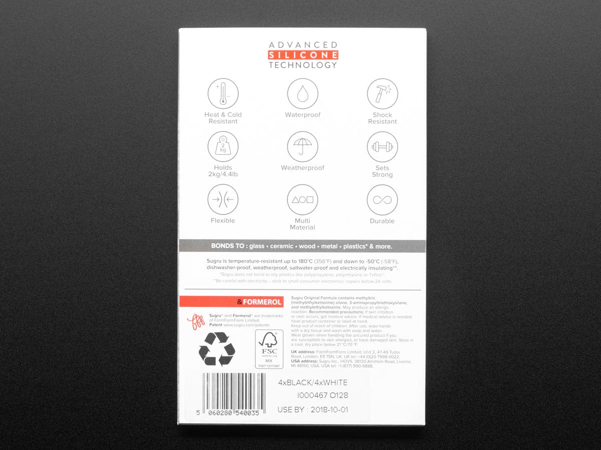 Sugru - Black and White Pack [Discontinued] - Image 3