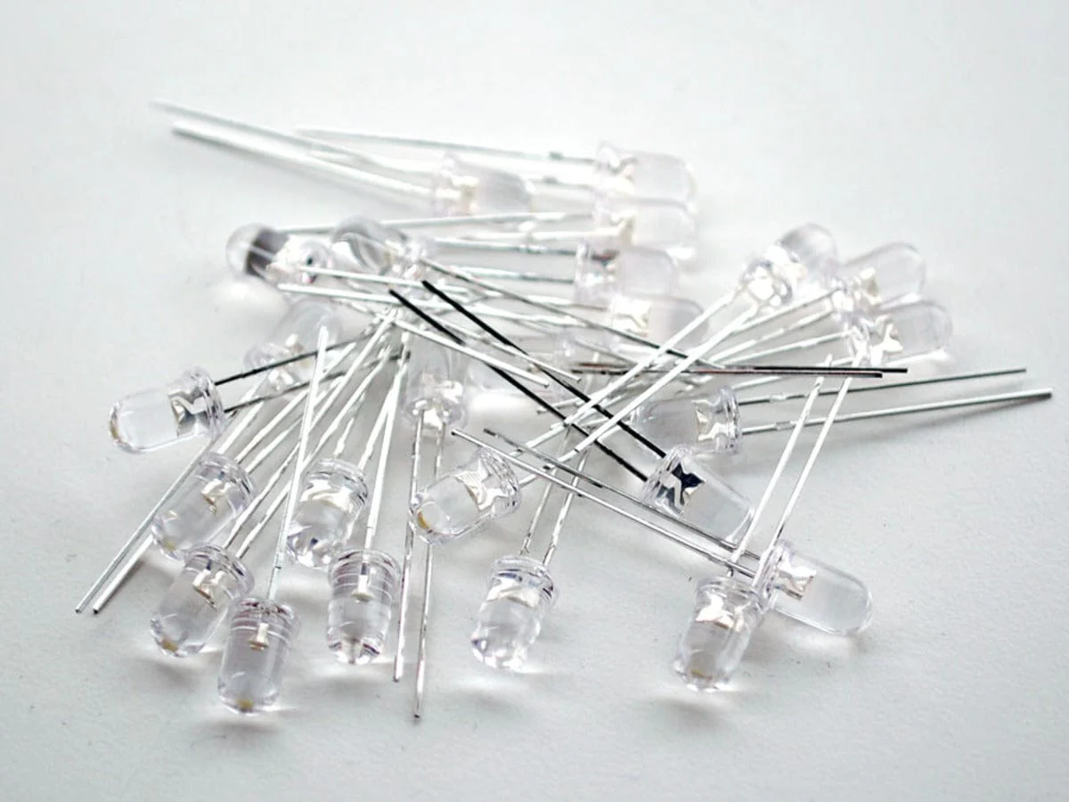 Super Bright White 5mm LED (25 pack) - Image 2