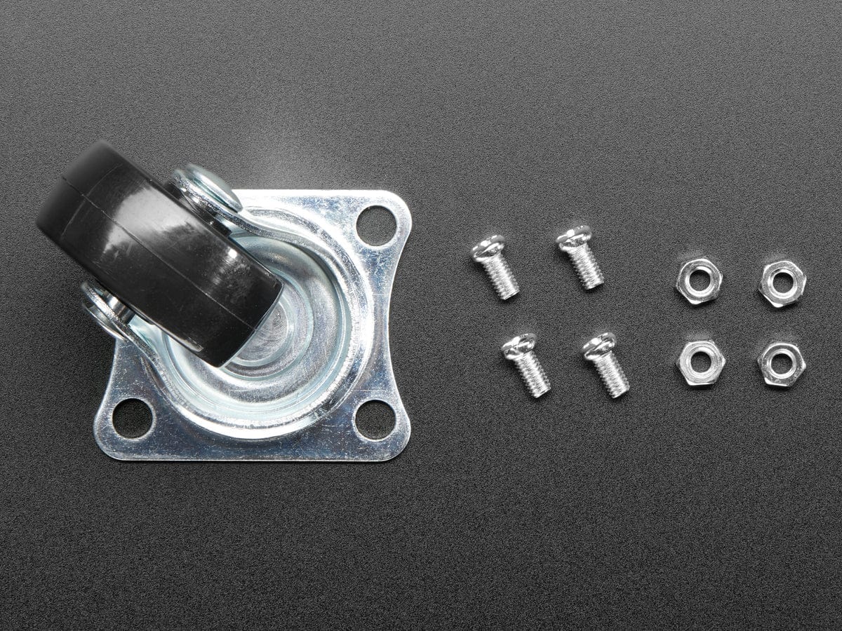 Supporting Swivel Caster Wheel - 1.3" Diameter - Image 3