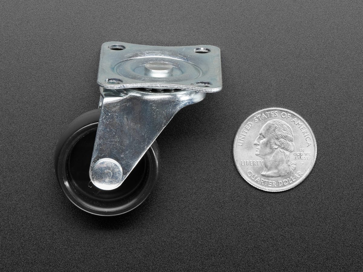 Supporting Swivel Caster Wheel - 1.3" Diameter - Image 6