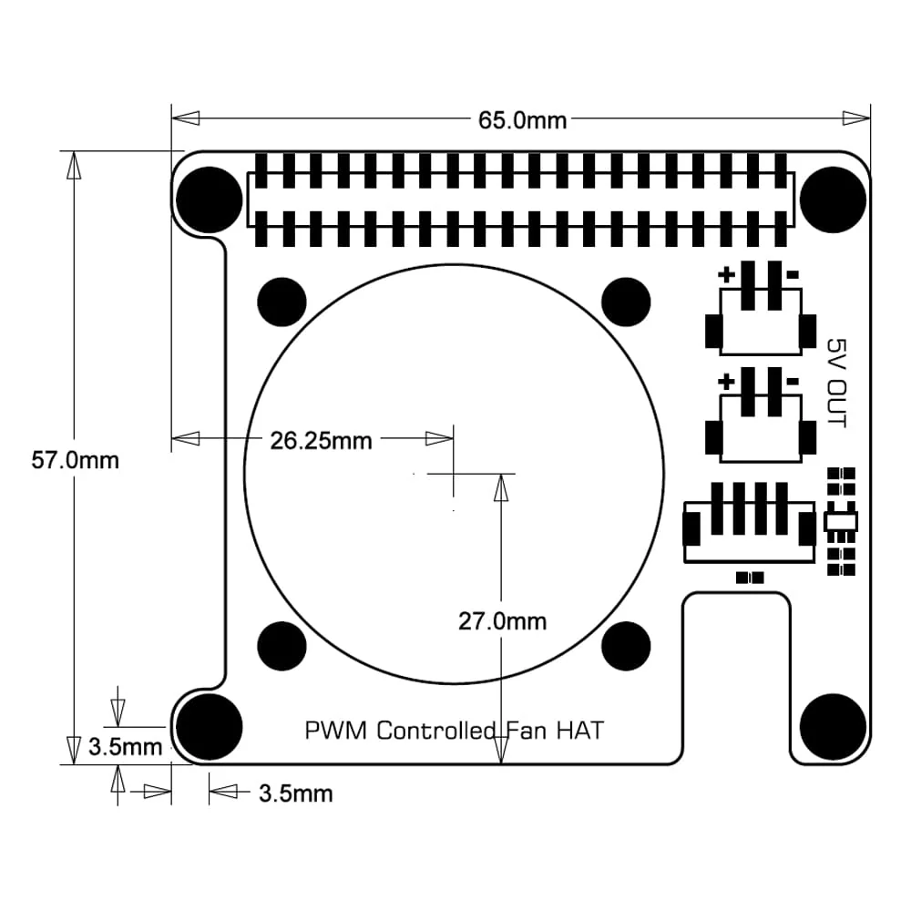 SupTronics X-FAN40 PWM Fan HAT - Image 8
