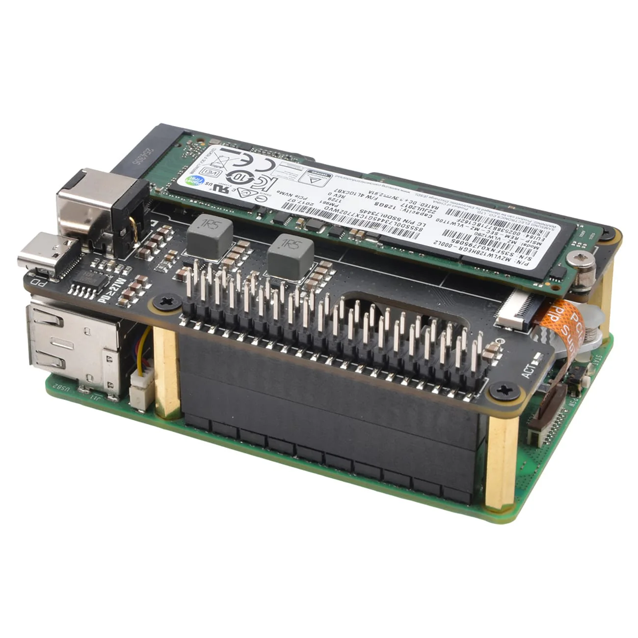 SupTronics X1001-MAX High-Power NVMe Add-on for Raspberry Pi 5 - Image 5