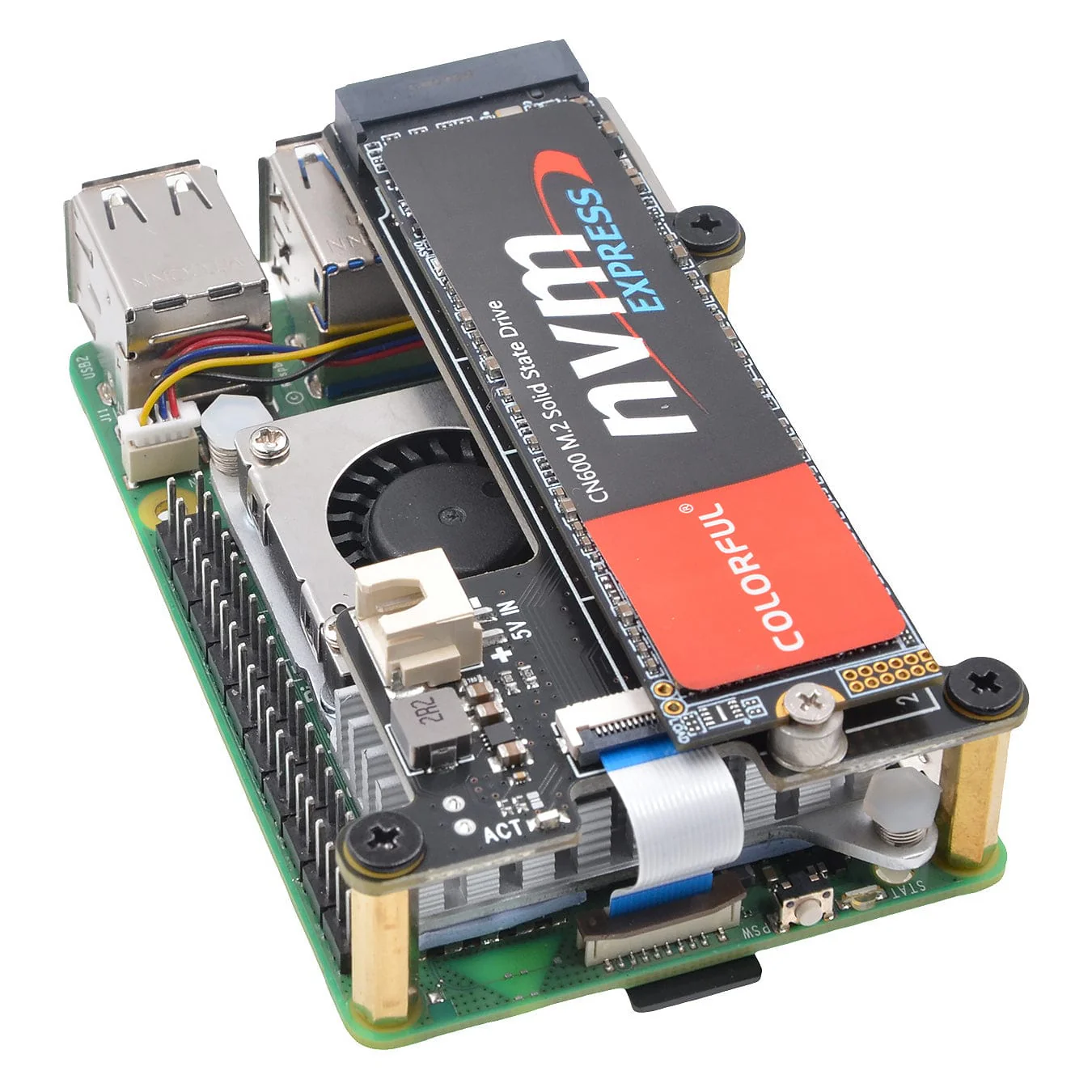 SupTronics X1001 NVMe Add-on for Raspberry Pi 5 - Image 6