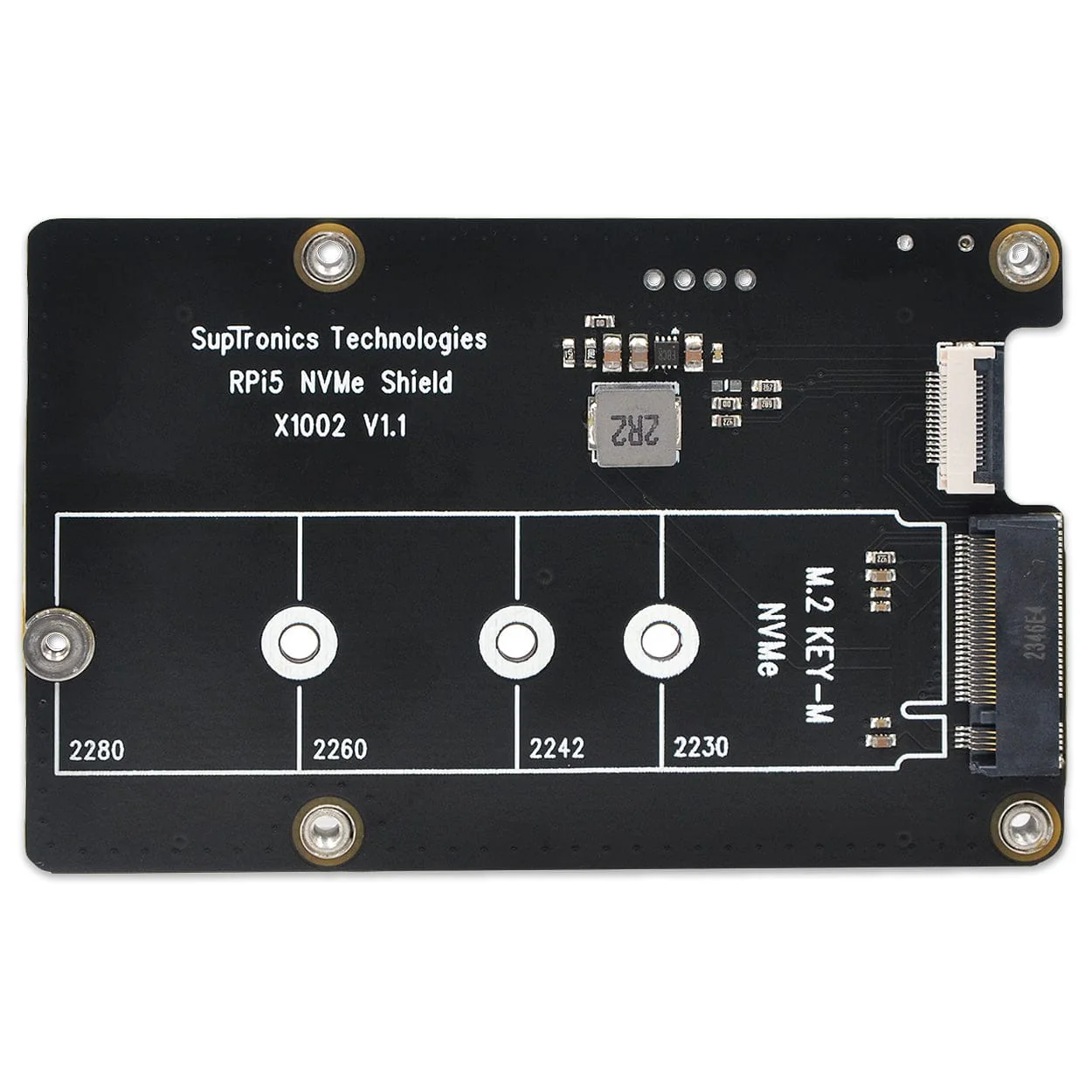SupTronics X1002 Bottom-Mount NVMe Add-on for Raspberry Pi 5 - Image 2