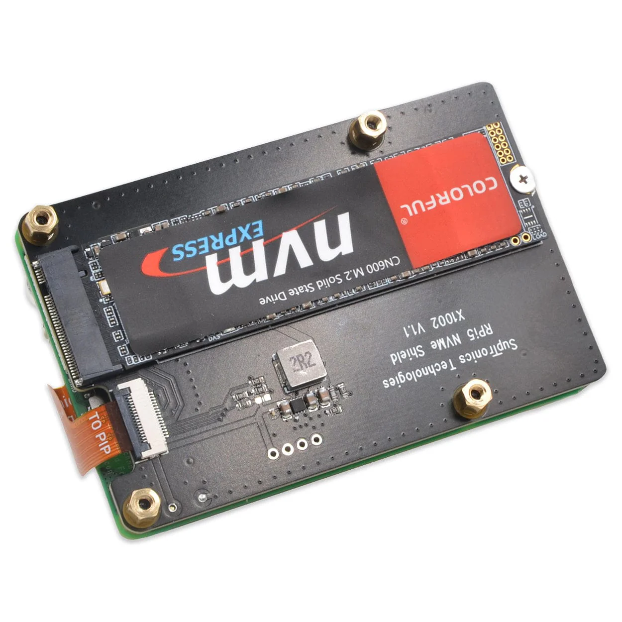 SupTronics X1002 Bottom-Mount NVMe Add-on for Raspberry Pi 5 - Image 4