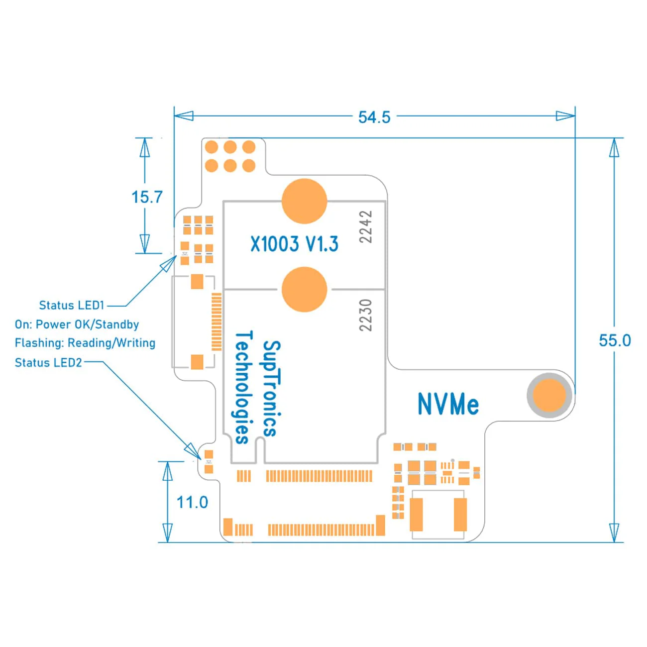 SupTronics X1003 NVMe Add-on for Raspberry Pi 5 - Image 7