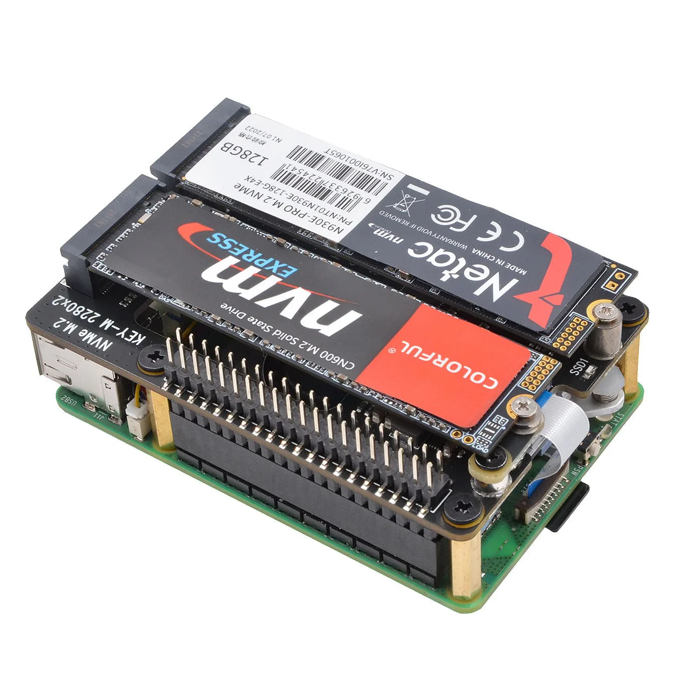 SupTronics X1004 Dual NVMe Add-on for Raspberry Pi 5 - Image 6