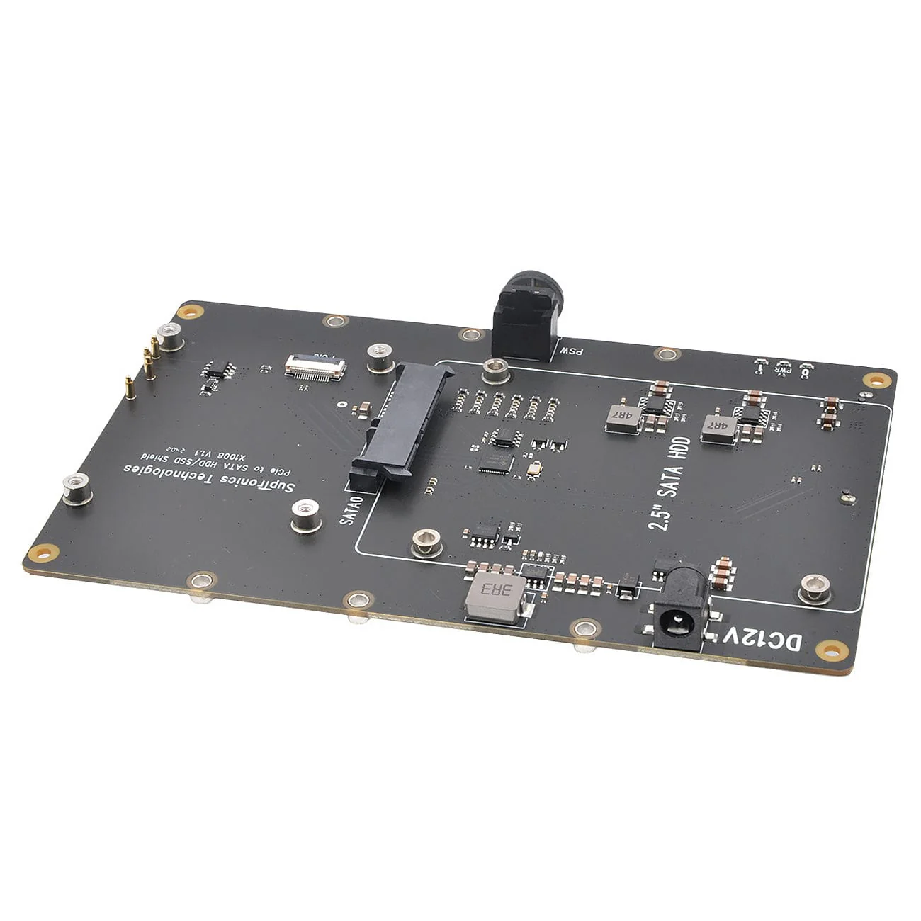 SupTronics X1008 3.5" + 2.5" SATA Expansion for Raspberry Pi 5 - Image 5