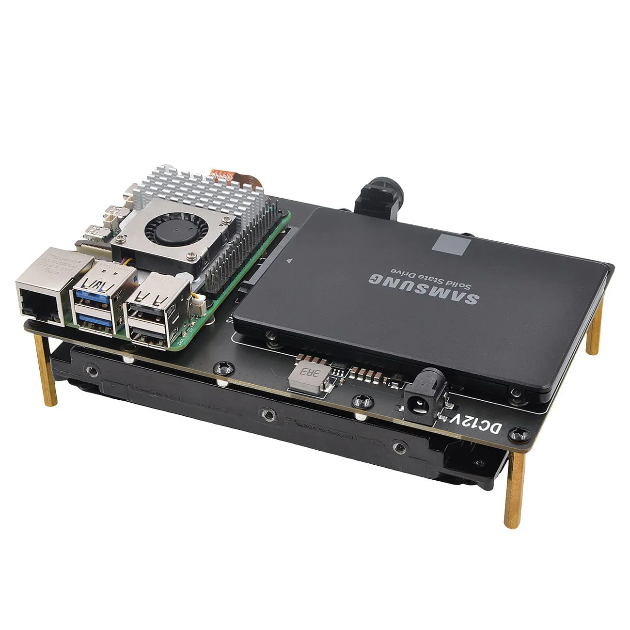 SupTronics X1008 3.5" + 2.5" SATA Expansion for Raspberry Pi 5 - Image 6
