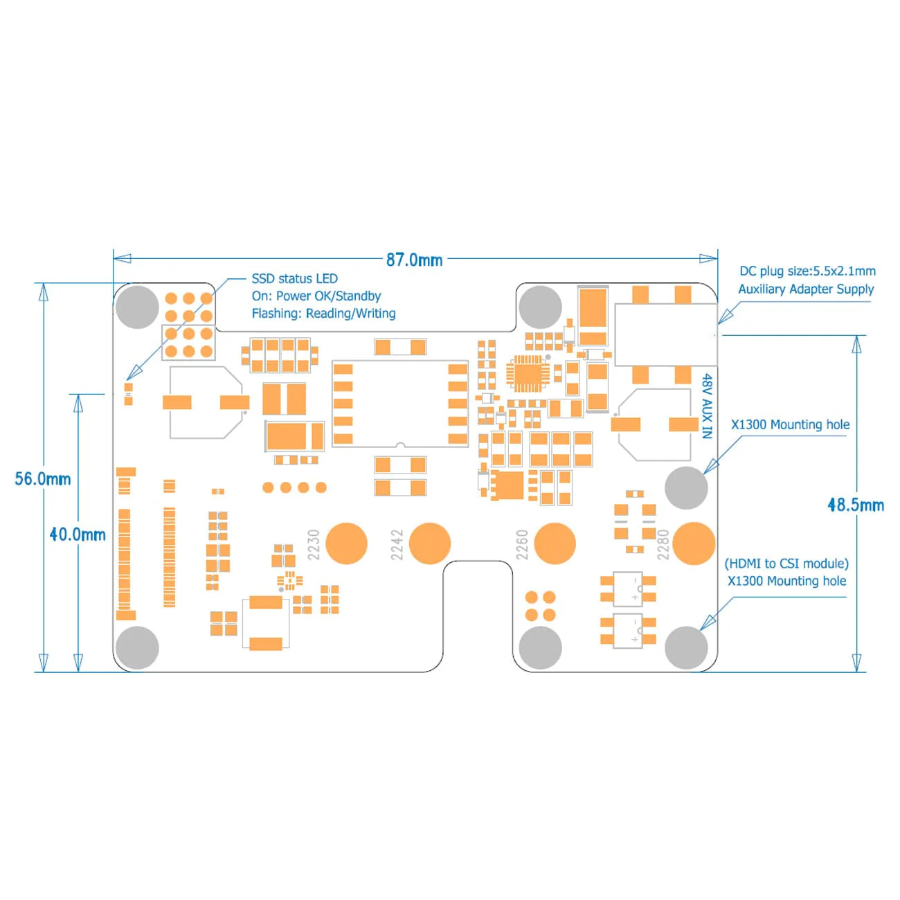 SupTronics X1012 NVMe + PoE Add-on for Raspberry Pi 5 - Image 6