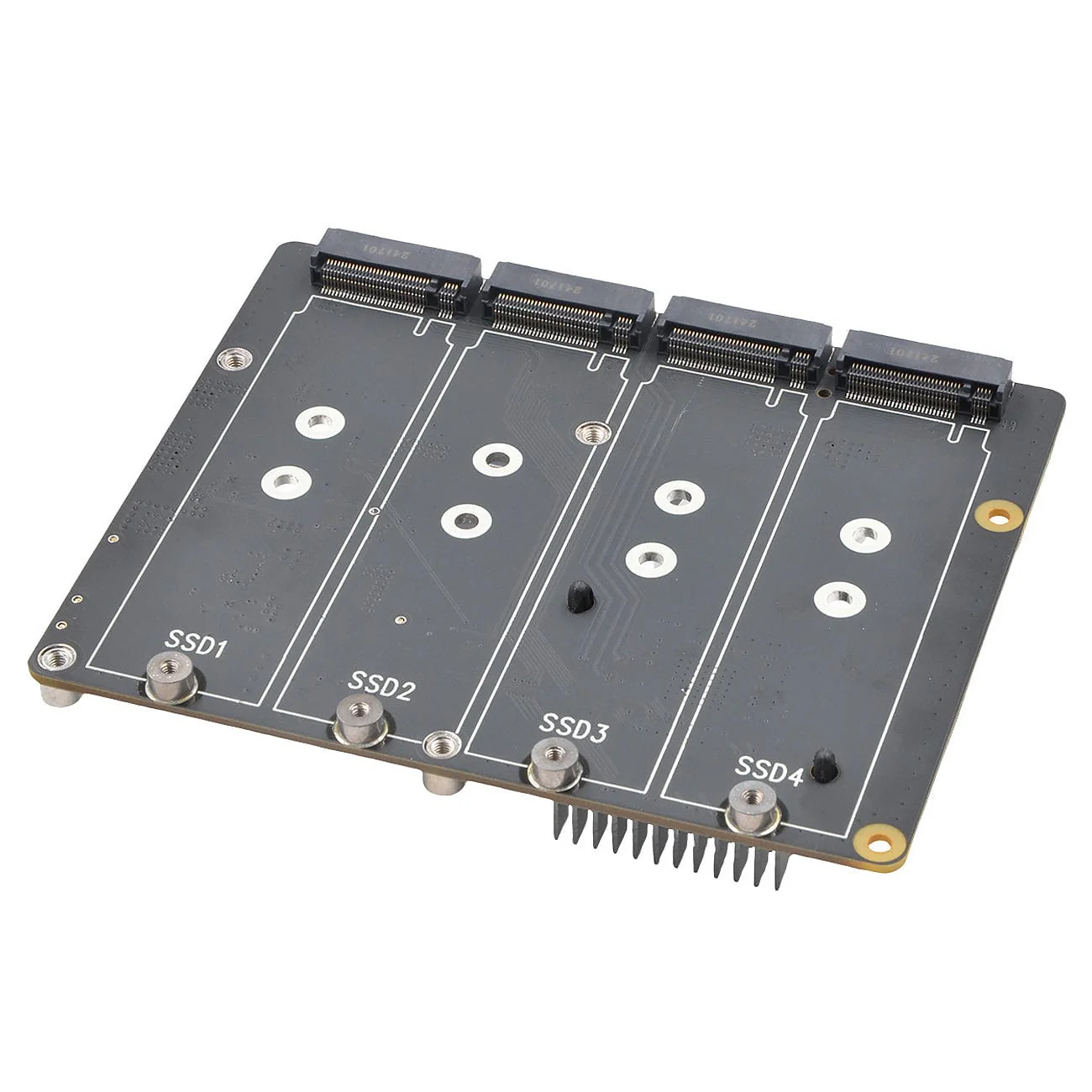 SupTronics X1016 Four-Slot NVMe Add-on for Raspberry Pi 5 - Image 3