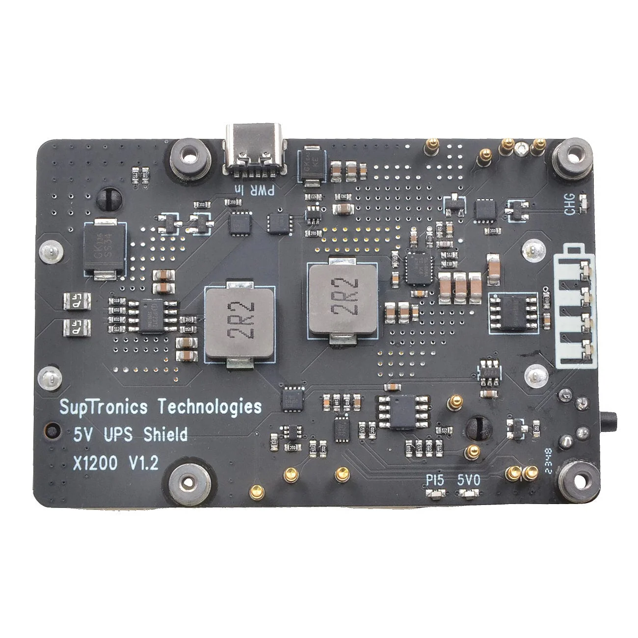 SupTronics X1200 2-Cell 18650 UPS for Raspberry Pi 5 - Image 4