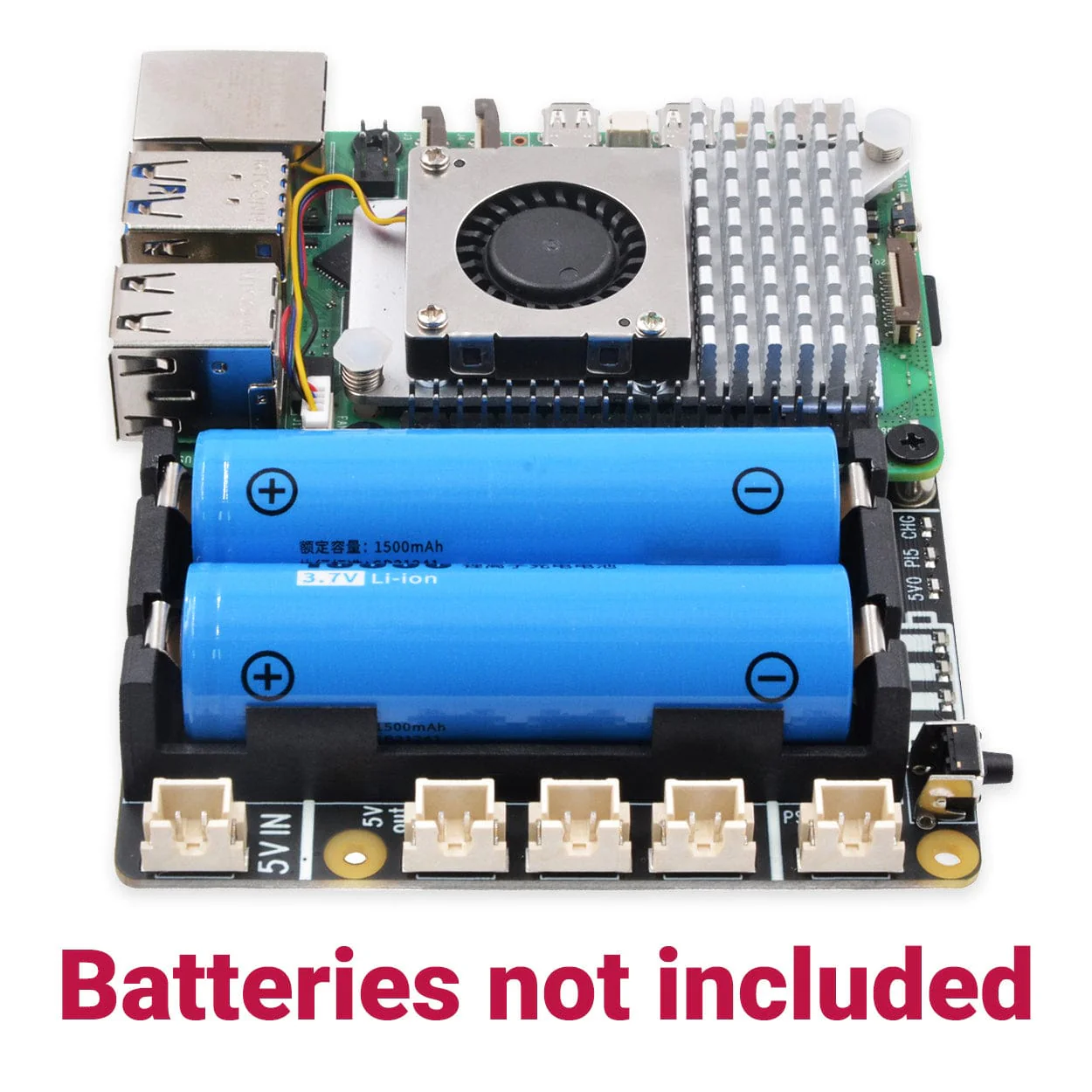 SupTronics X1201 2-Cell 18650 UPS for Raspberry Pi 5 - Image 5
