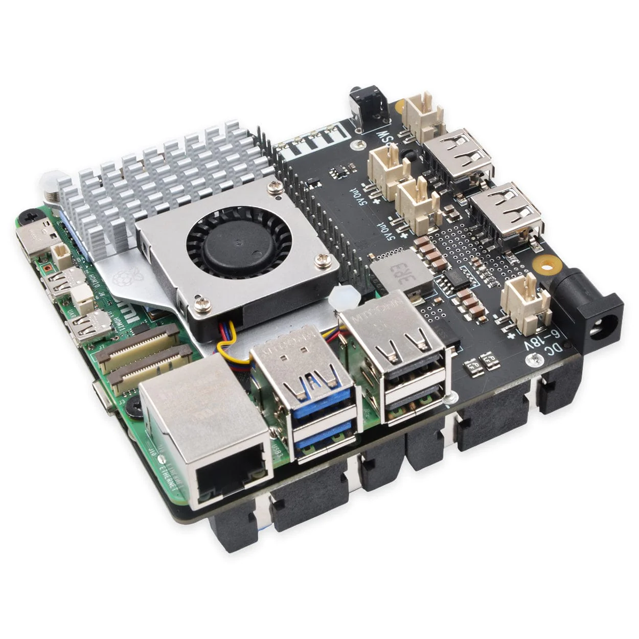SupTronics X1202 4-Cell 18650 UPS for Raspberry Pi 5 - Image 5