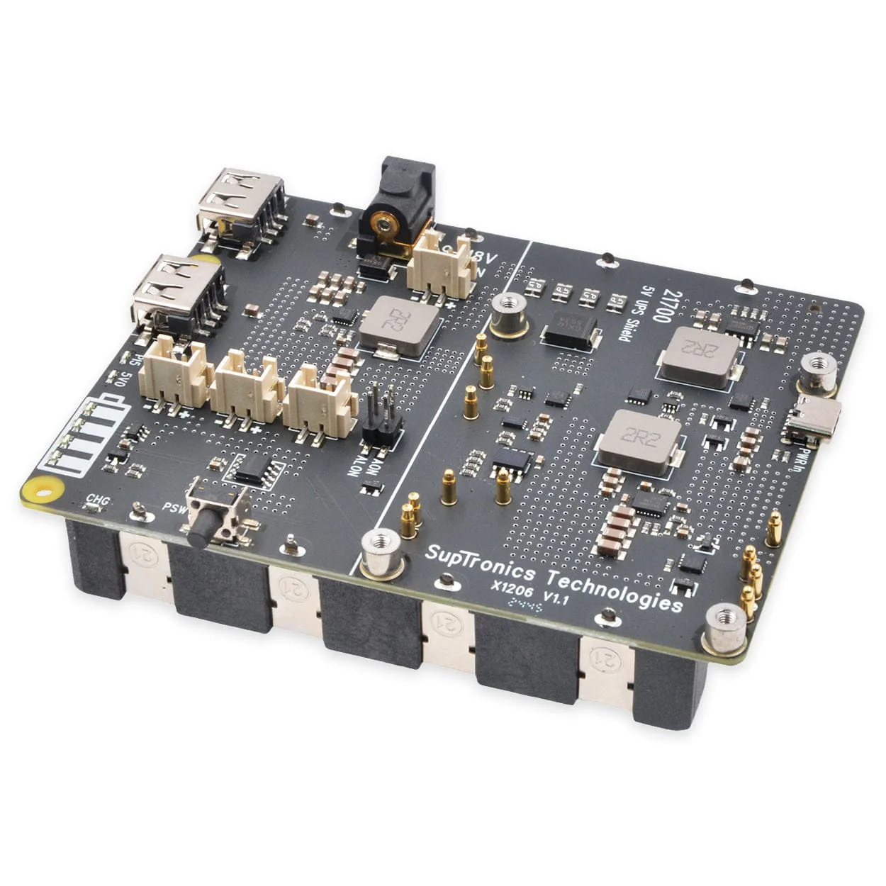 SupTronics X1206 4-Cell 21700 UPS for Raspberry Pi 5 - Image 2