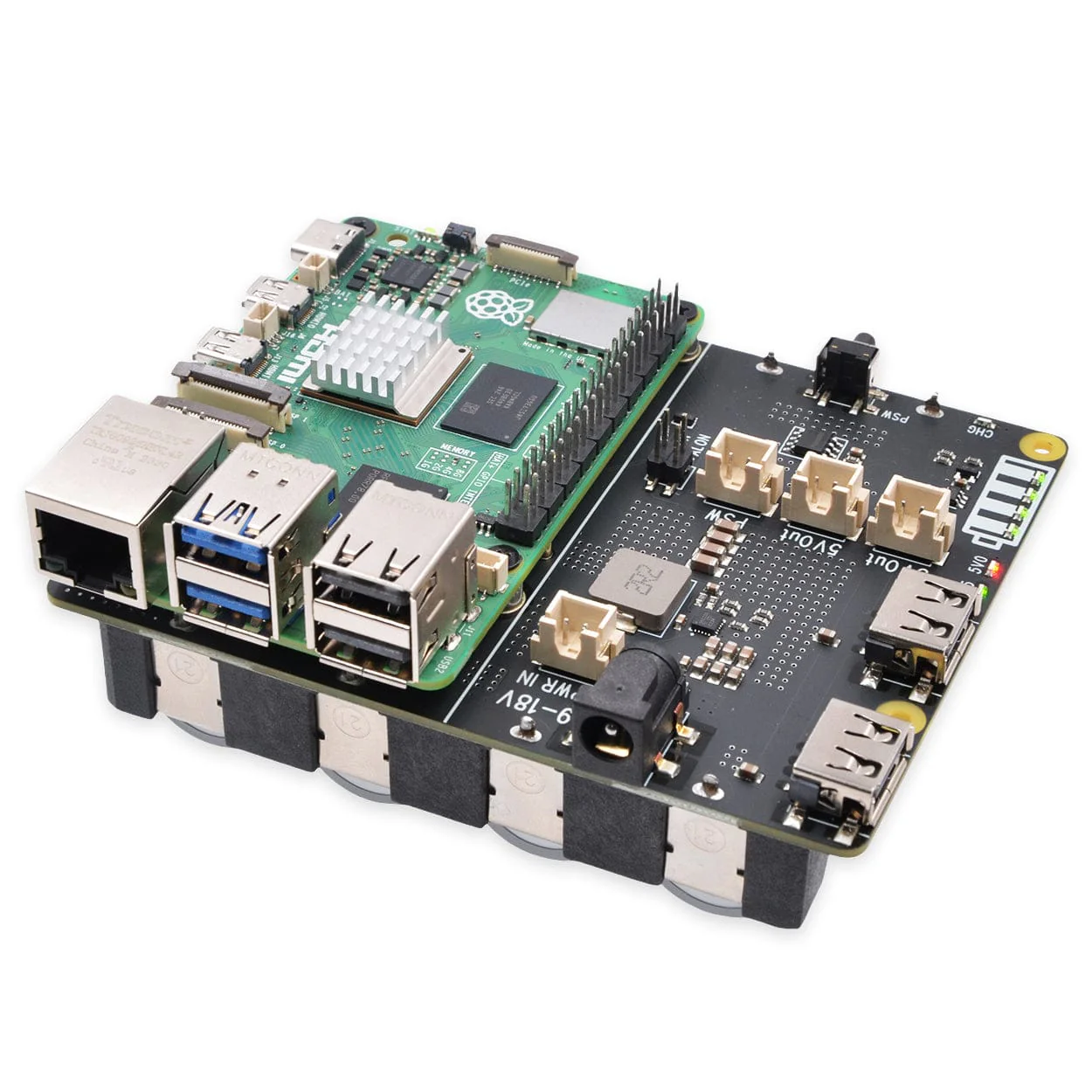 SupTronics X1206 4-Cell 21700 UPS for Raspberry Pi 5 - Image 5