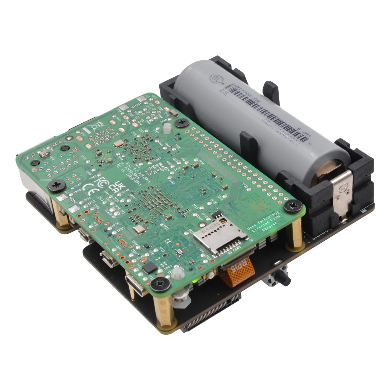 SupTronics X1208 UPS + M.2 2280 NVMe Add-on for Raspberry Pi 5 - Image 6