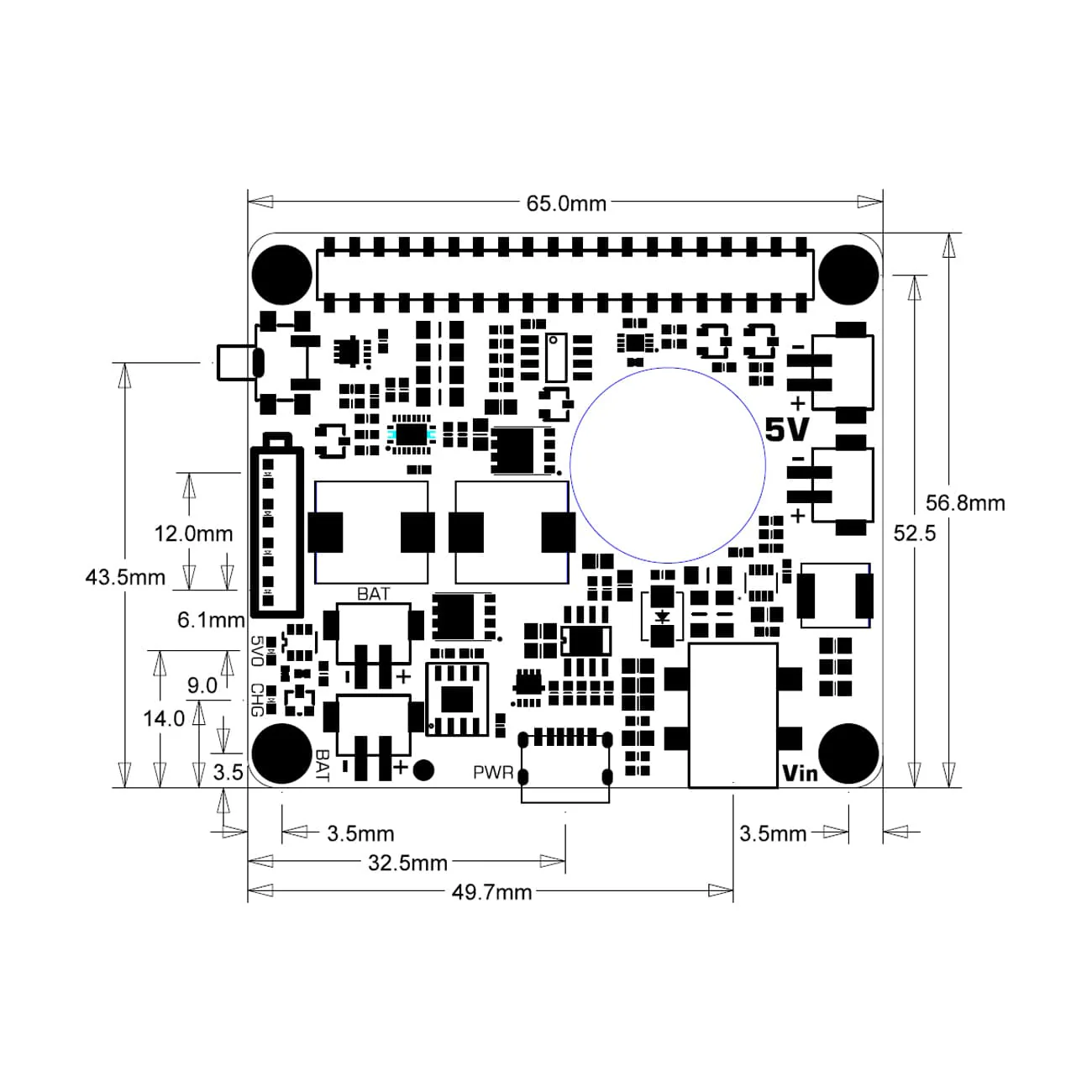 SupTronics X1209 5V 6A UPS HAT for Raspberry Pi - Image 8