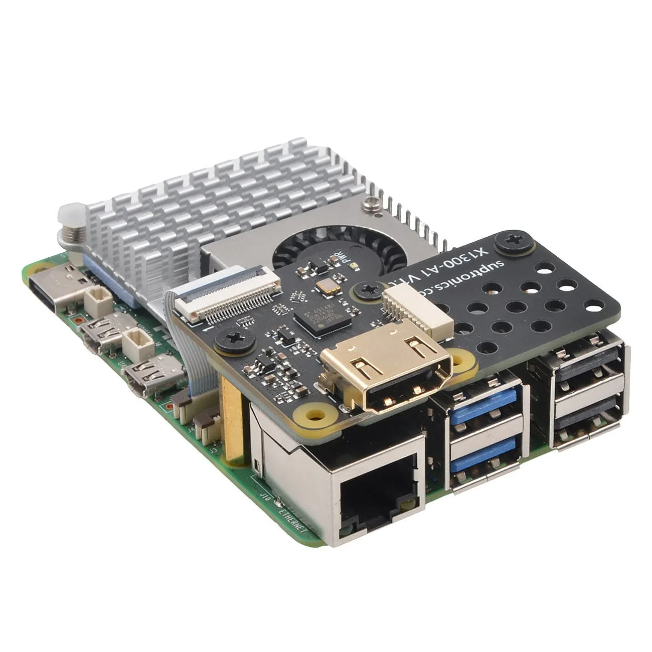 SupTronics X1300 HDMI to CSI-2 Bridge for Raspberry Pi 5 - Image 4