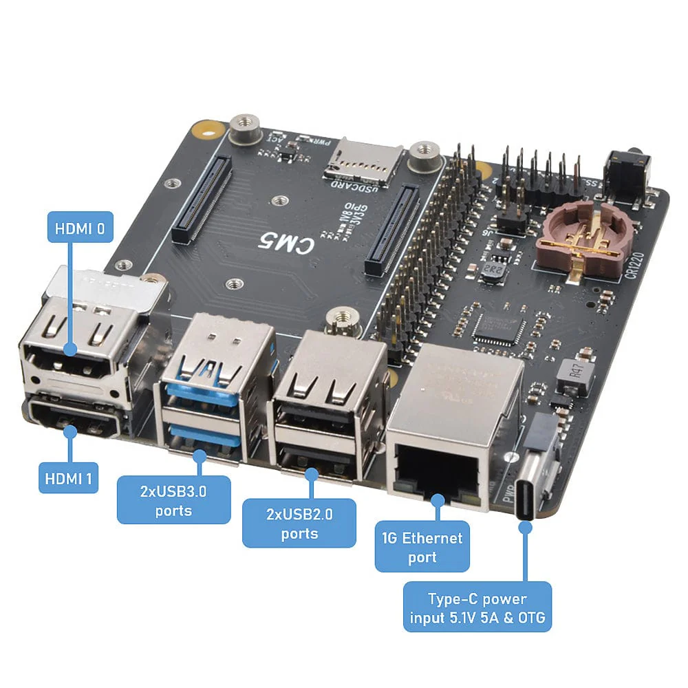 SupTronics X1500 Dual NVMe IO Board for CM5 - Image 7