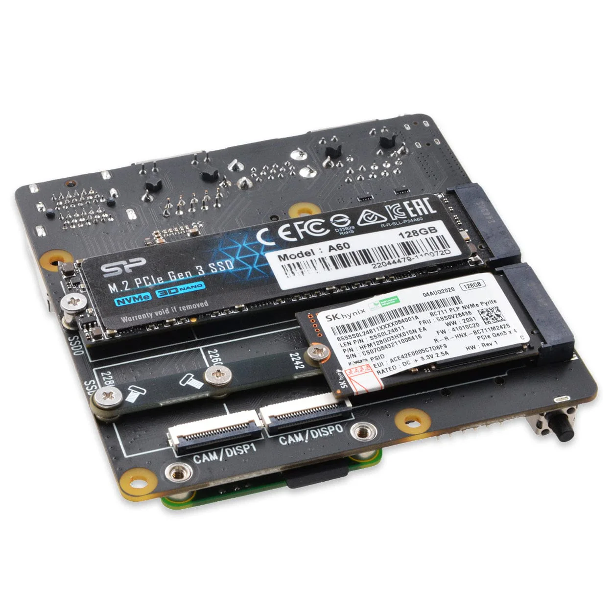 SupTronics X1501 Dual Ethernet Dual NVMe IO Board for CM5 - Image 8