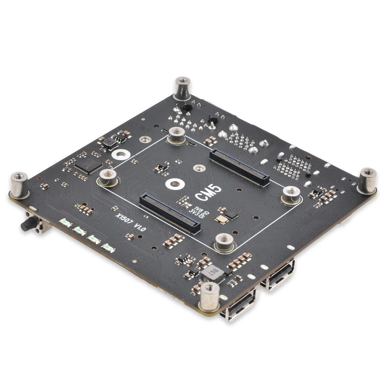 SupTronics X1507 Fanless Dual NVME IO Board for CM5 - Image 3