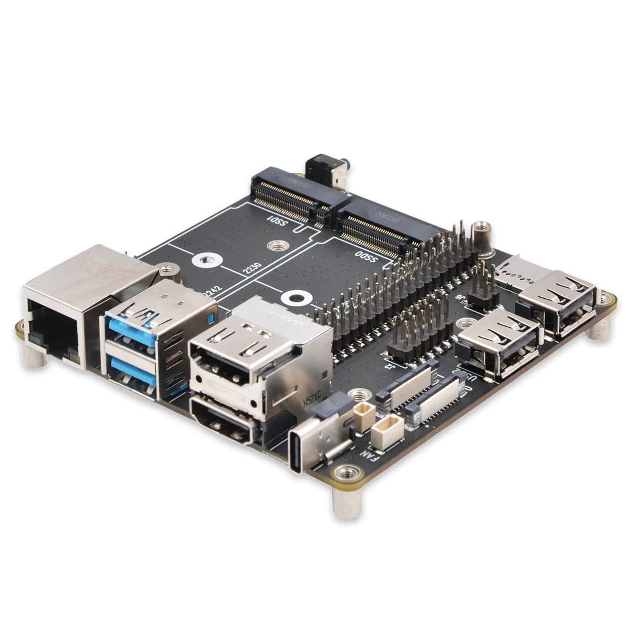 SupTronics X1507 Fanless Dual NVME IO Board for CM5 - Image 4