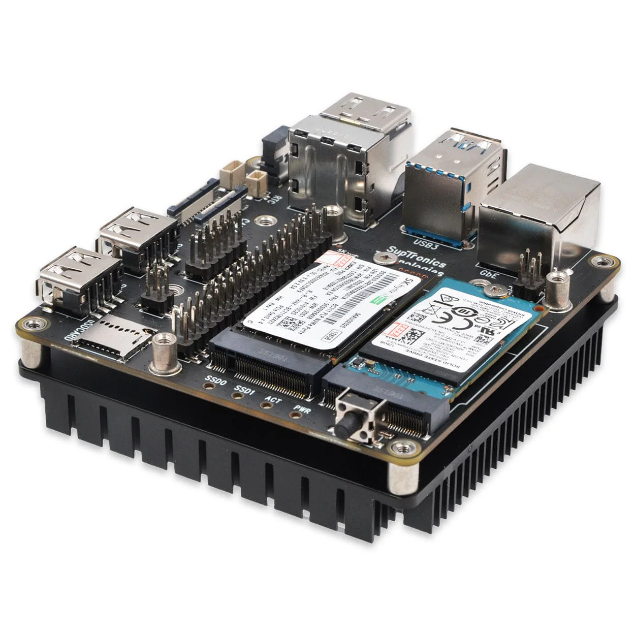 SupTronics X1507 Fanless Dual NVME IO Board for CM5 - Image 6