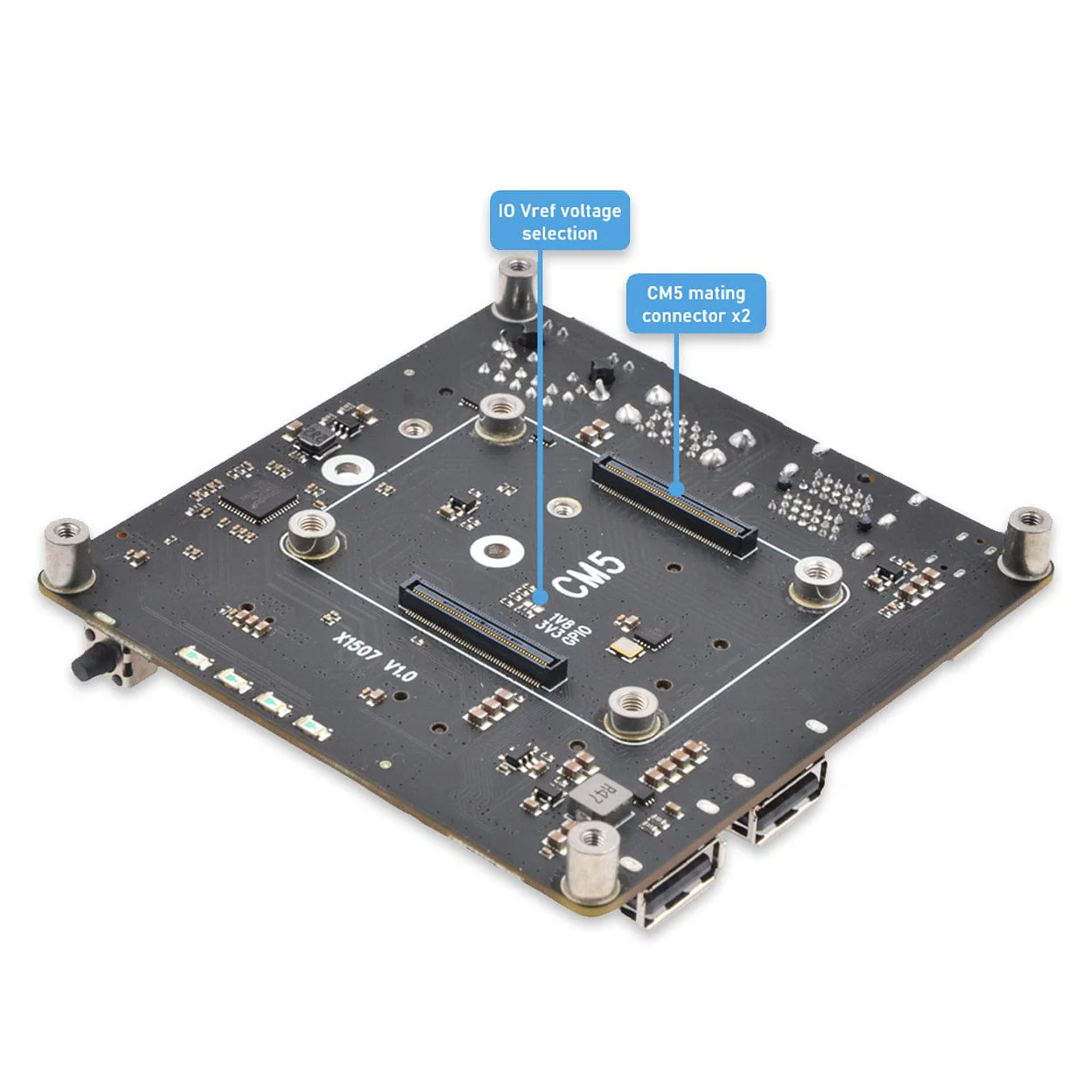 SupTronics X1507 Fanless Dual NVME IO Board for CM5 - Image 9