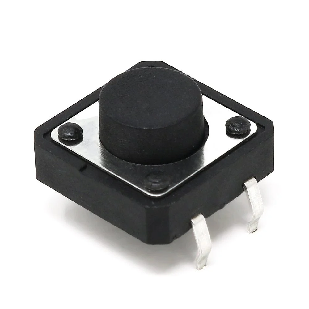 12mm Square Tactile Switch Buttons - 10 pack - Image 3