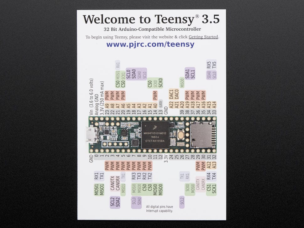 Teensy 3.5 + Header Strips [Discontinued] - Image 4