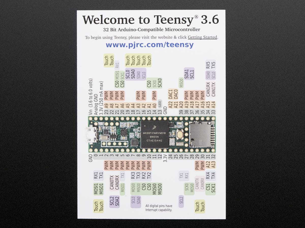 Teensy 3.6 + Header Strips [Discontinued] - Image 4