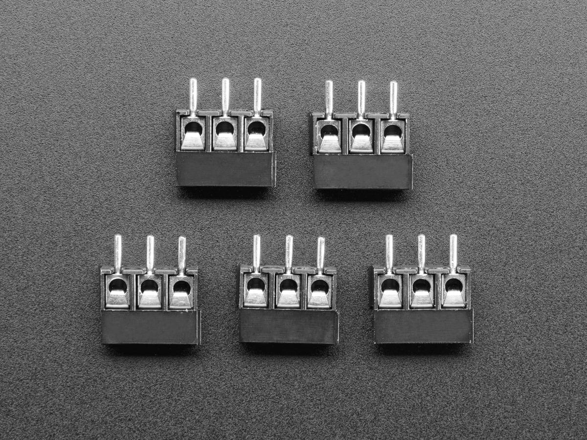 Terminal Block - 3-pin 3.5mm - pack of 5! - Image 2