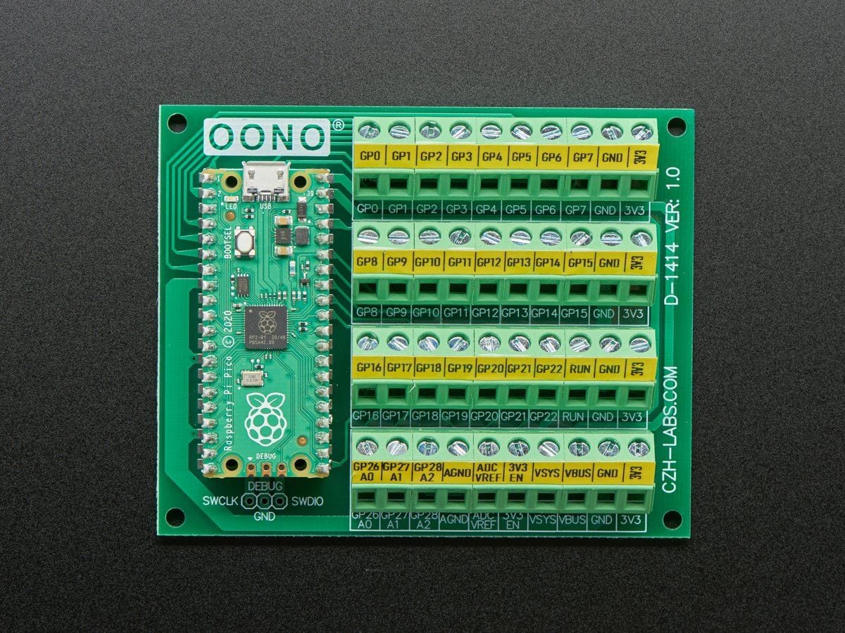 Terminal Block Breakout Module Board for Raspberry Pi Pico - Image 6