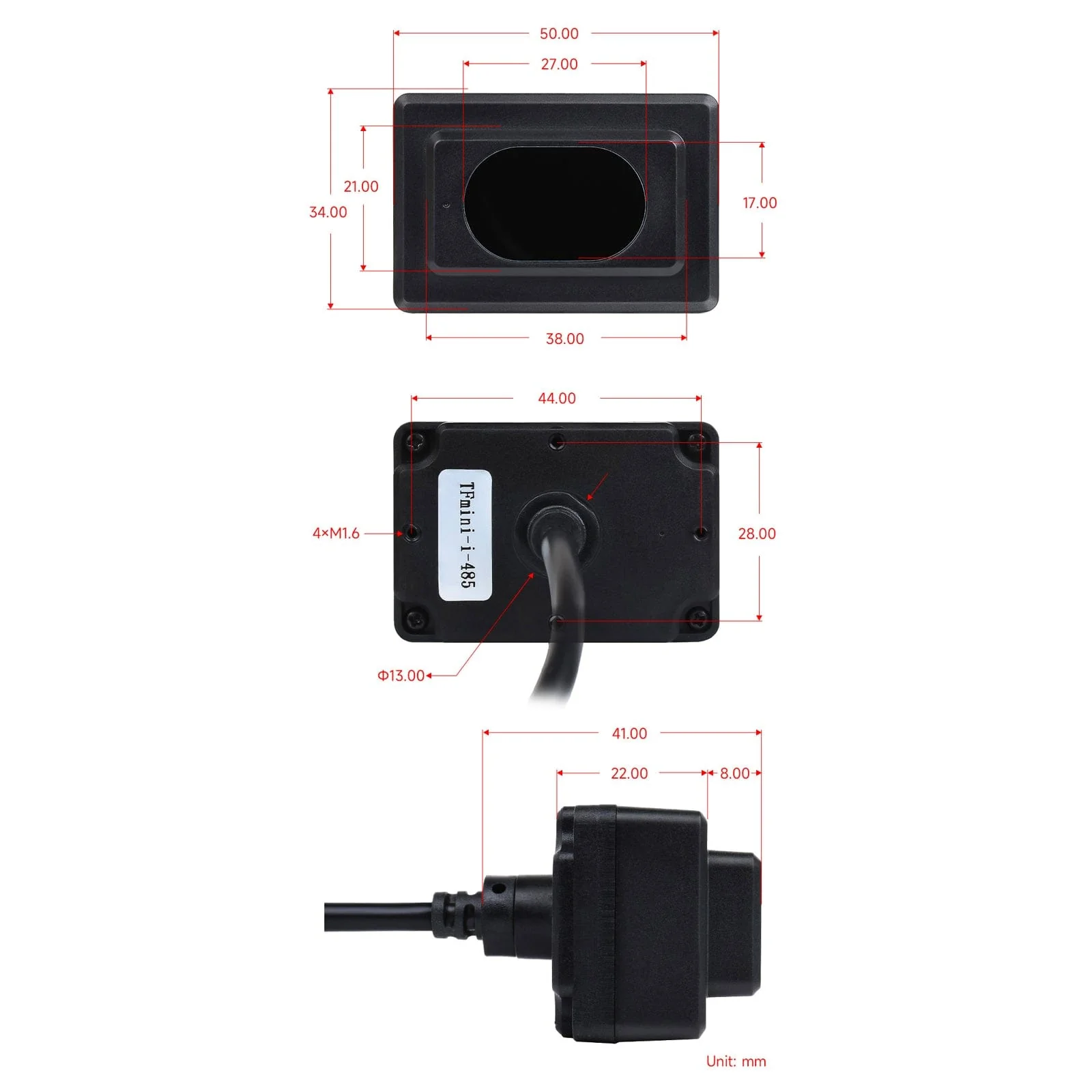 TFmini-i Industrial Lidar Ranging Sensor - Image 8