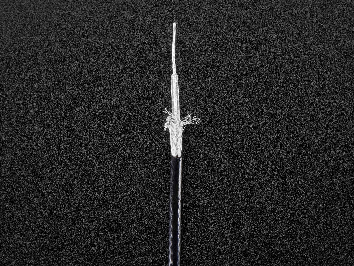 Thin RG-174/U Coaxial Cable - 3 meters / approx 10 feet [discontinued] - Image 2