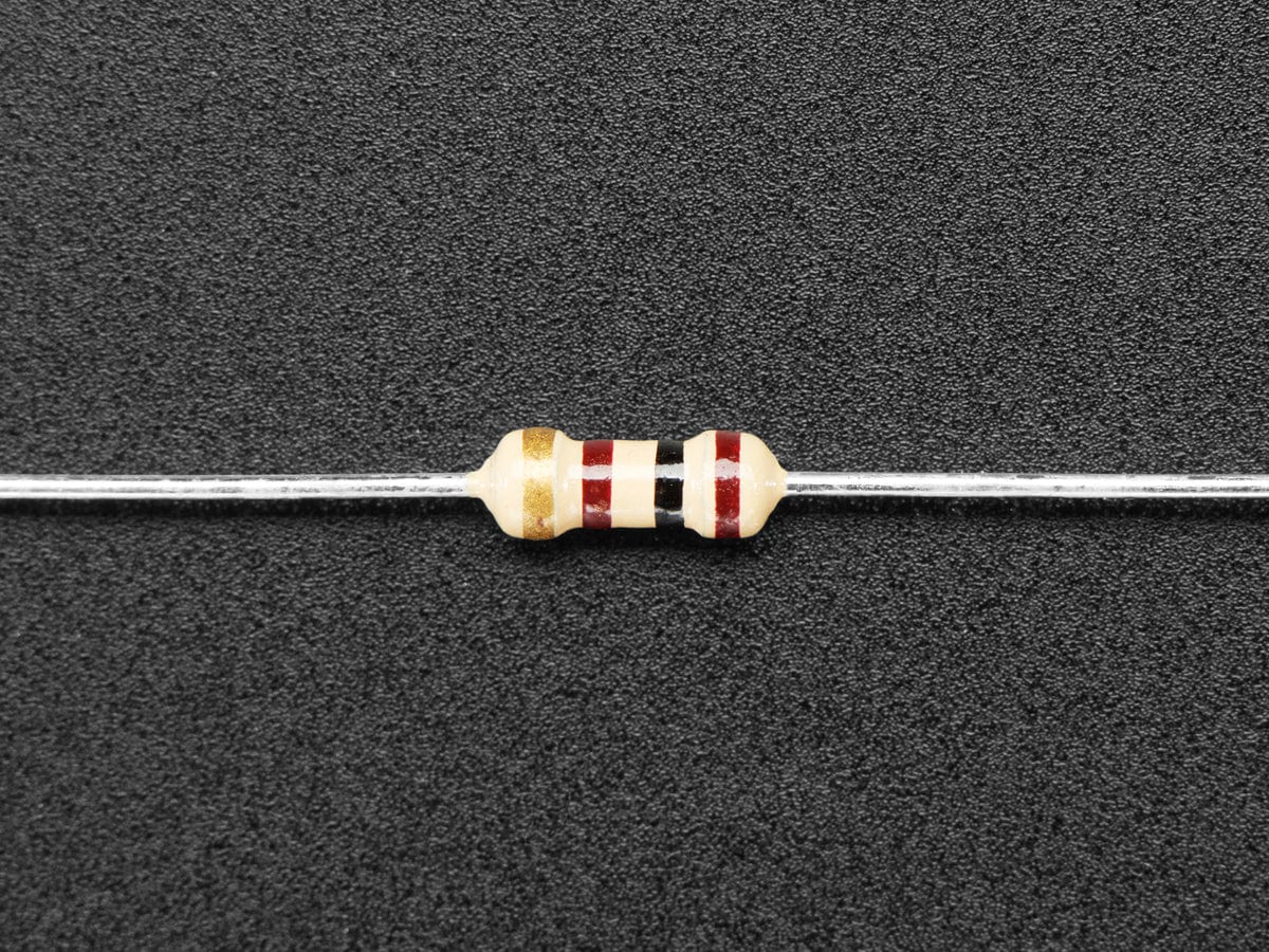 Through-Hole Resistors - 100 ohm 5% 1/4W - Pack of 25 - Image 2
