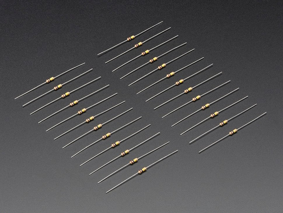 Through-Hole Resistors - 100K ohm 5% 1/4W - Pack of 25