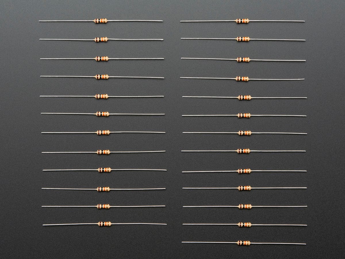 Through-Hole Resistors - 10K ohm 5% 1/4W - Pack of 25 - Image 3