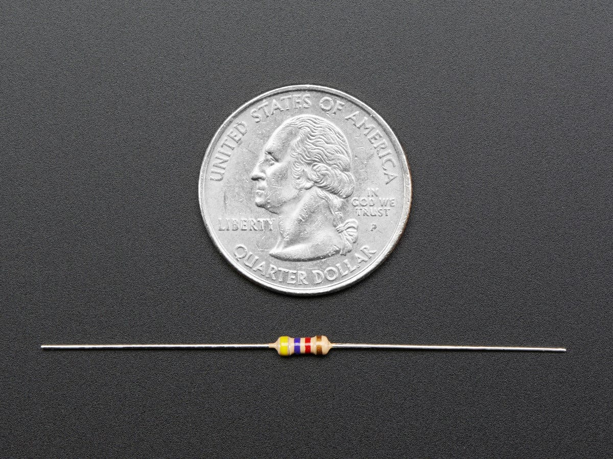 Through-Hole Resistors - 4.7K ohm 5% 1/4W - Pack of 25 - Image 4