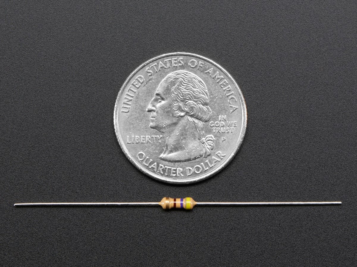 Through-Hole Resistors - 470 ohm 5% 1/4W - Pack of 25 - Image 4