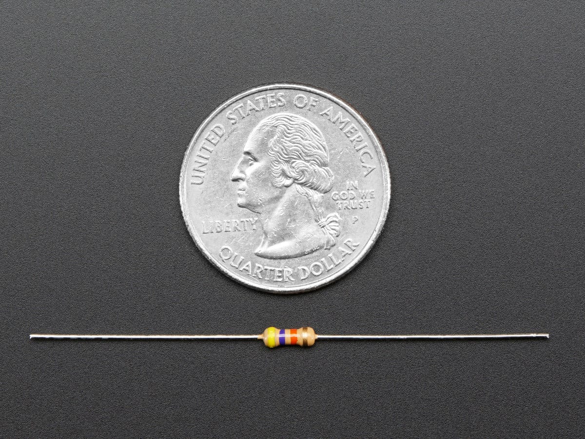 Through-Hole Resistors - 47K ohm 5% 1/4W - Pack of 25 - Image 4