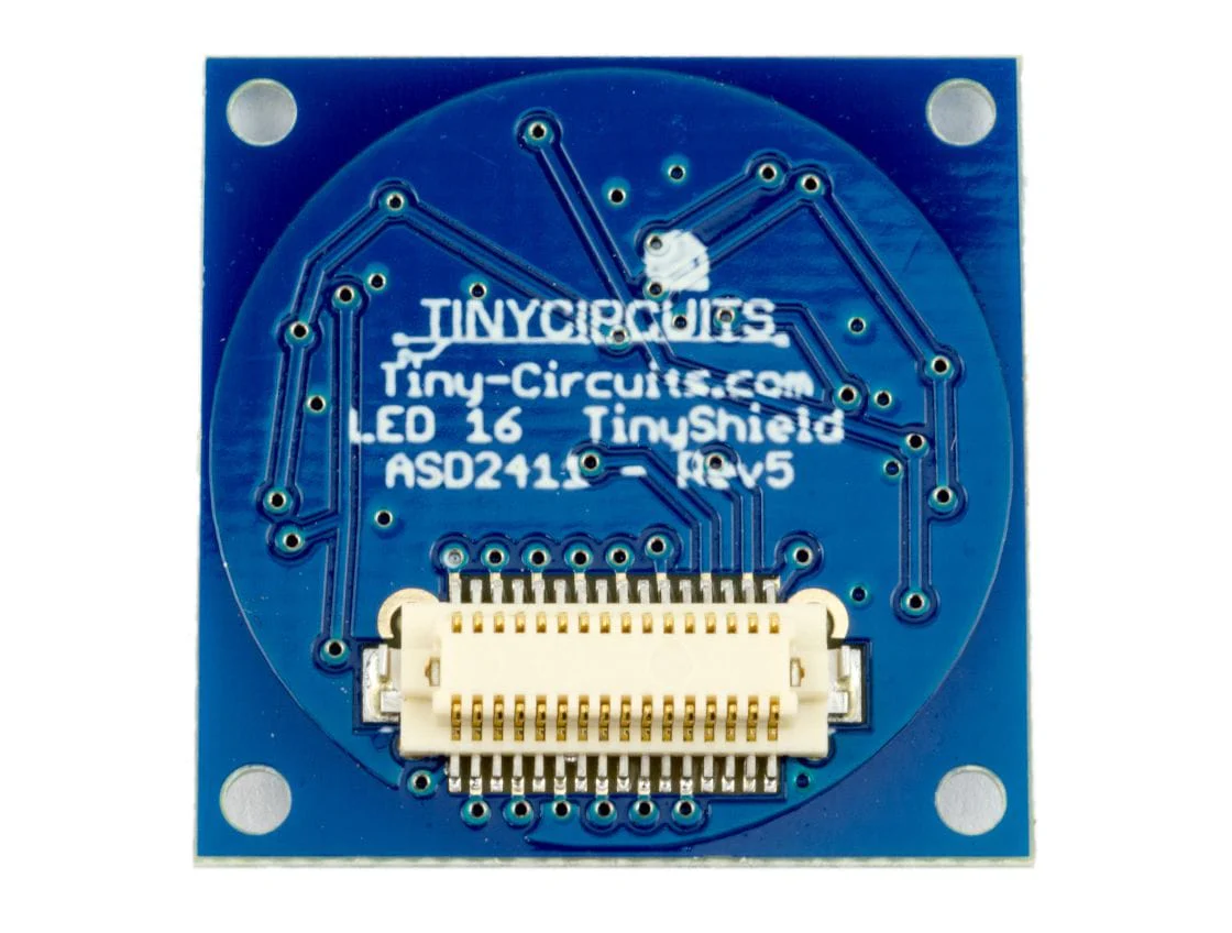 TinyShield 16 Edge LED Board - Green [Discontinued] - Image 2