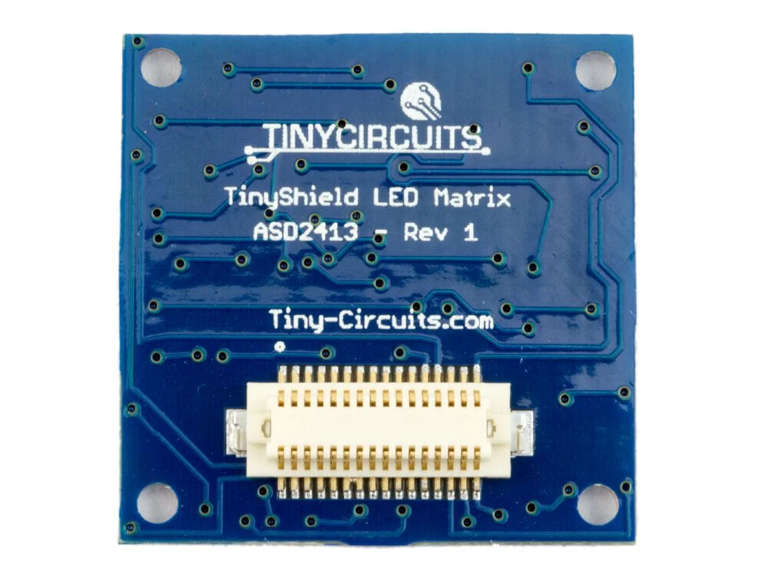 TinyShield Matrix LED Board - Amber [Discontinued] - Image 2