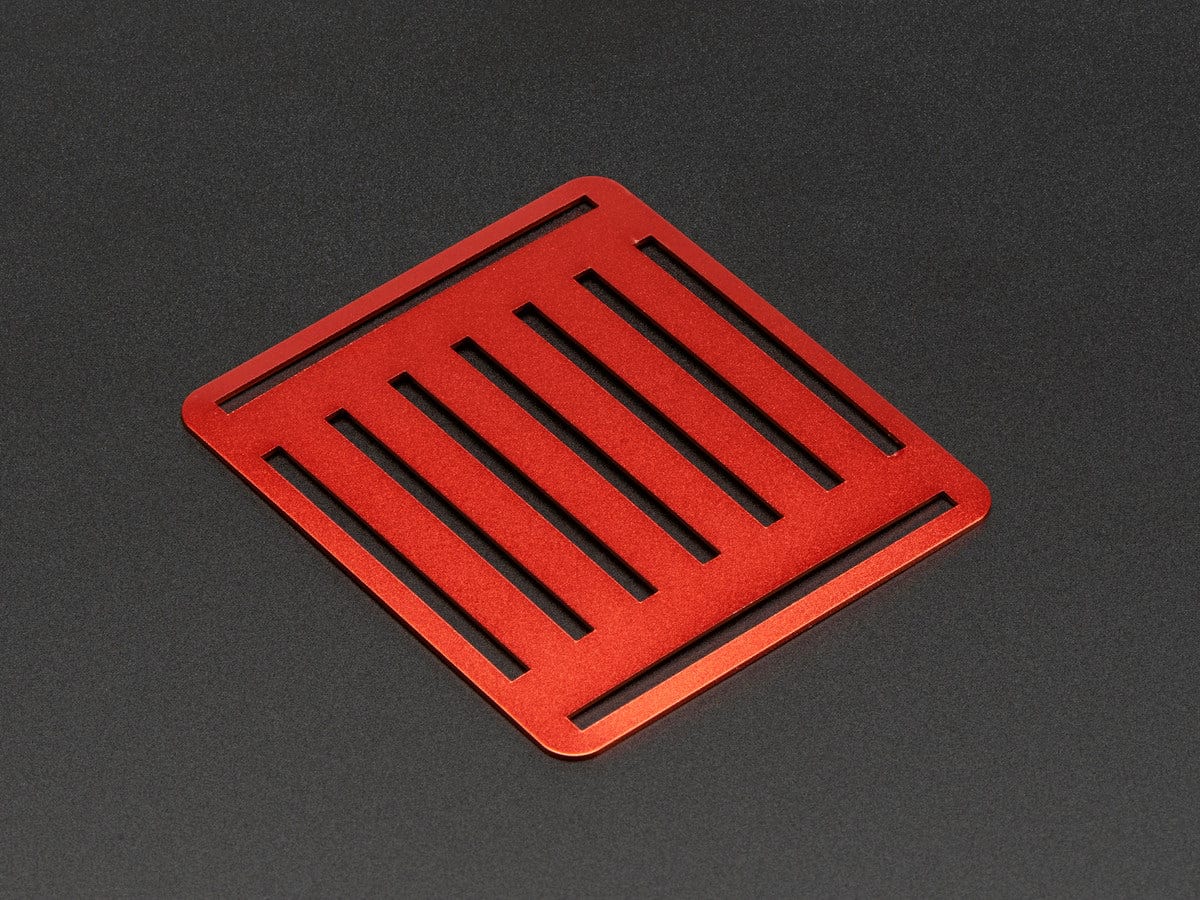 Top Metal Plate for a Mini Robot Rover Chassis