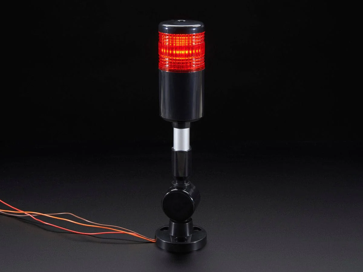 Tower Light - Red Alert Light with Buzzer - 12VDC [Discontinued] - Image 2