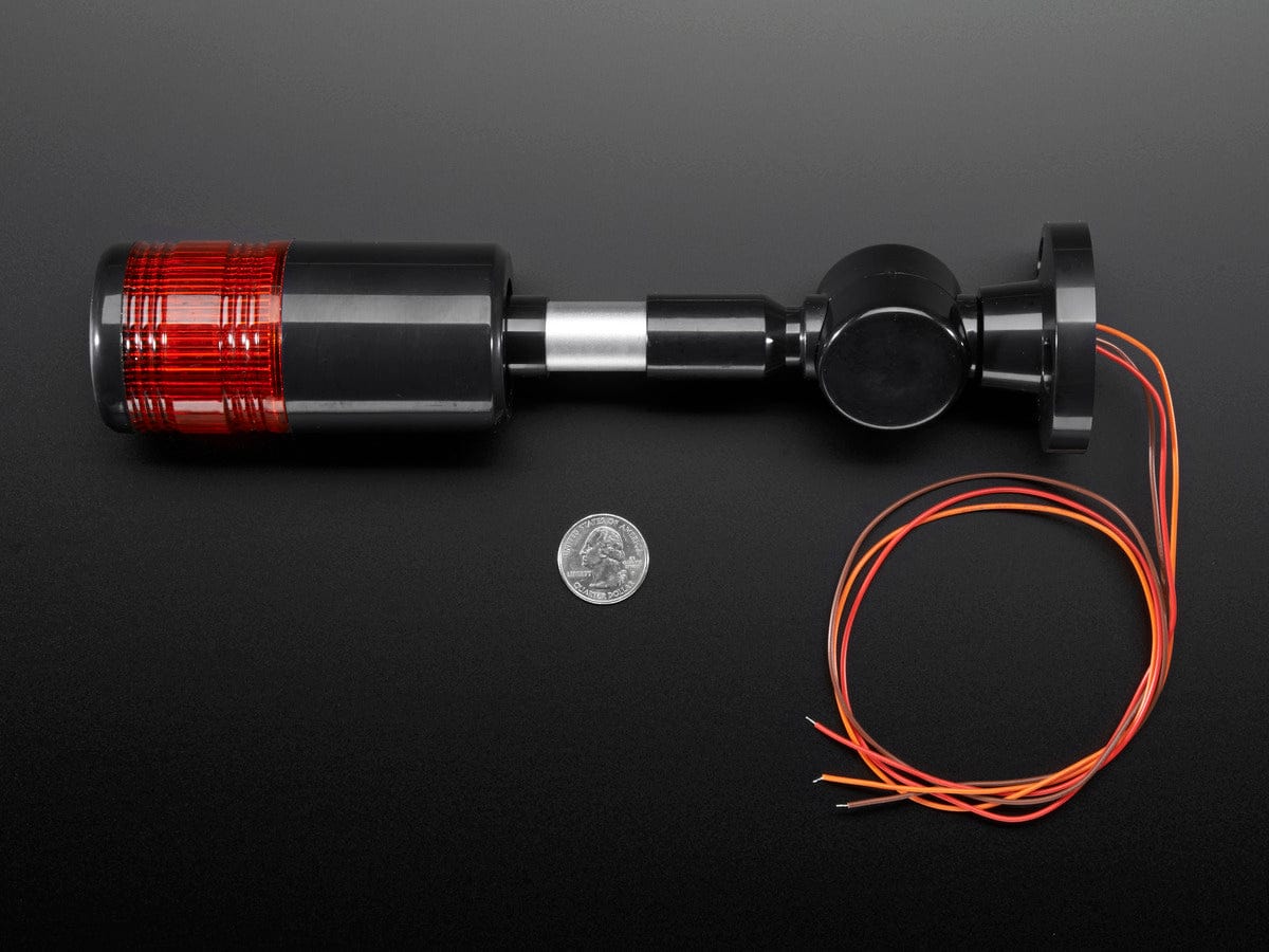 Tower Light - Red Alert Light with Buzzer - 12VDC [Discontinued] - Image 3