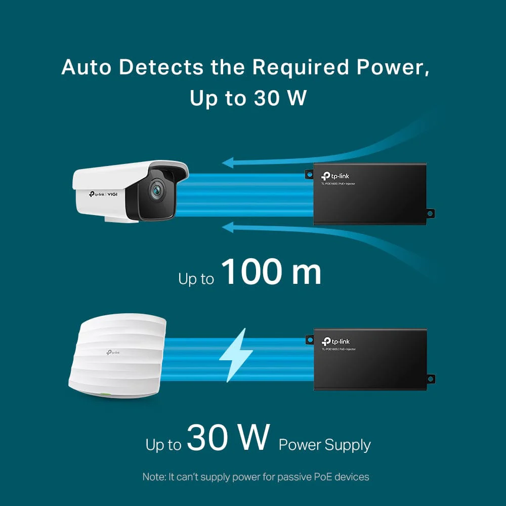 TP-Link TL-POE160S 30W PoE+ Injector - Image 6