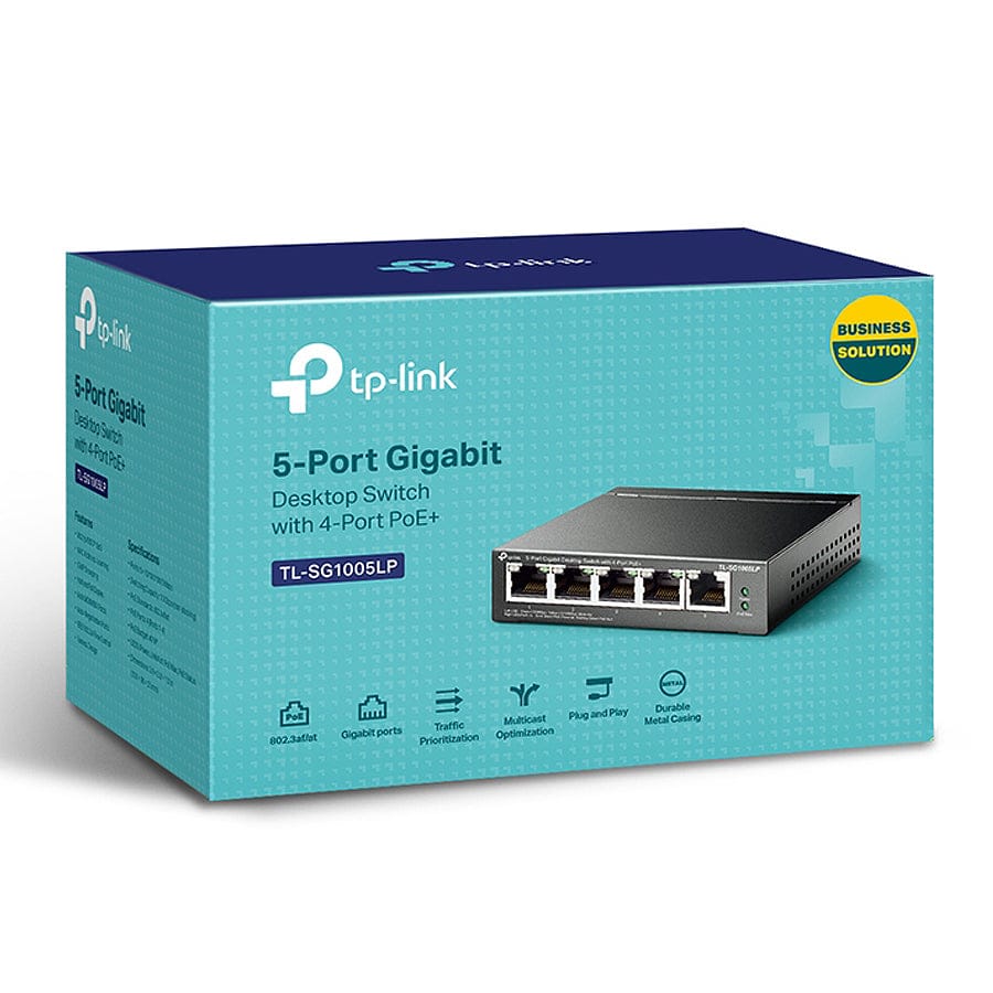 TP-Link TL-SG1005LP - 5-Port PoE+ Gigabit Switch - Image 2