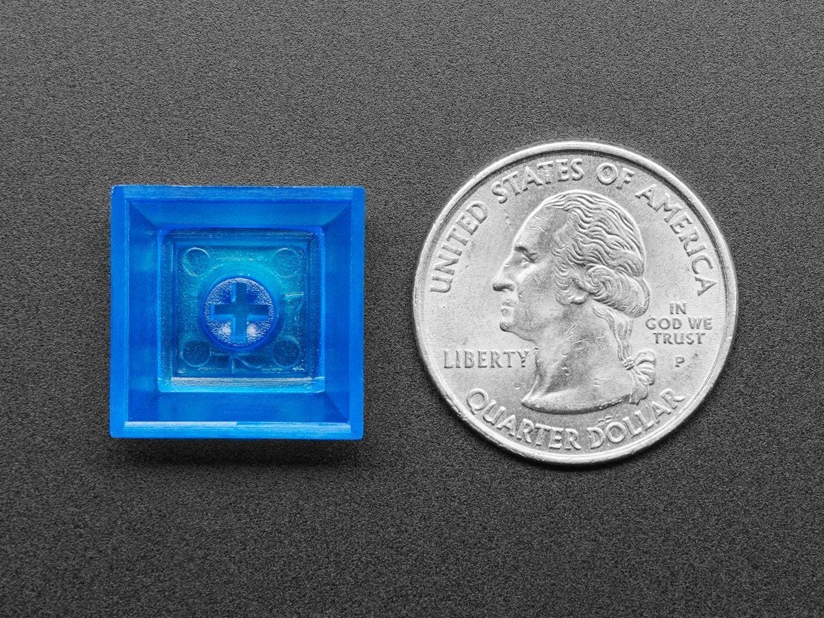 Translucent Blue DSA Keycaps for MX Compatible Switches (10 pack) - Image 3